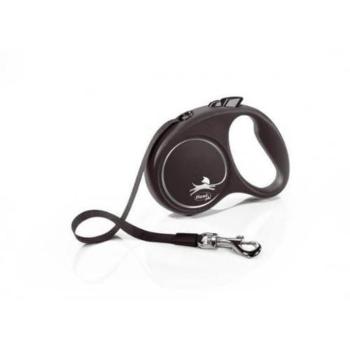 Flexi Black Design L szalag 5m 50kg-ig Ezüst kép