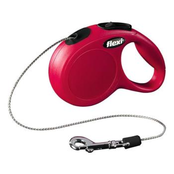 Póráz Flexi Classic Új kábel XS piros 3m kép
