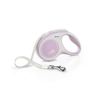 Póráz Flexi New Comfort tape M rózsaszín 5m kép