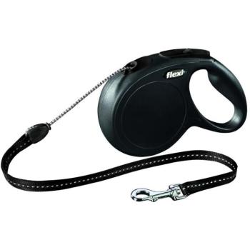 Flexi New Classic zsinóros M 8 m 20 kg fekete kép