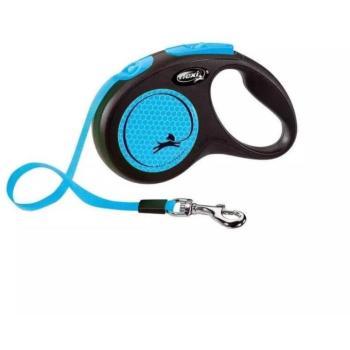 Flexi New Neon zsinóros S 5 m 15 kg kék kép