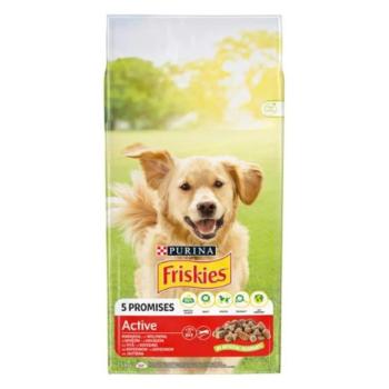 Friskies Active Marhával száraz kutyaeledel 2x15kg kép