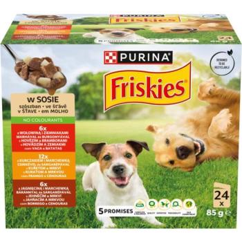 Friskies Adult beef, chicken & lamb 24x85 g kép