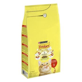 Friskies száraz macskaeledel marhával, csirkével és zöldségekkel 1,7 kg kép