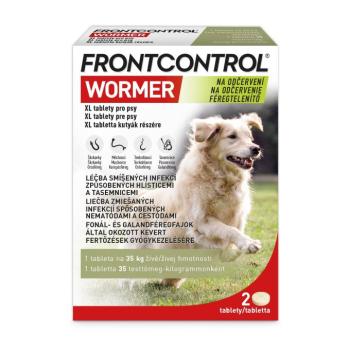 FrontControl Wormer XL féreghajtó tabletta kutyák részére (35kg/1 tabletta) 2 x 1 db tabletta kép