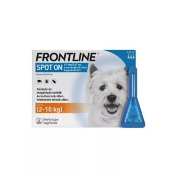 Frontline spot on kutya S /2-10 kg/ 3x kép