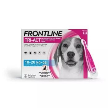 Frontline Tri-Act Rácsepegtető oldat kutyáknak 10-20kg 3X kép