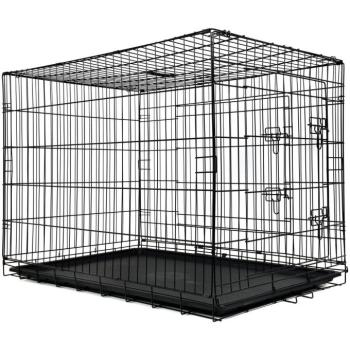Funfit összecsukható XXL Szobakennel 107x77,5x70cm - fekete kép
