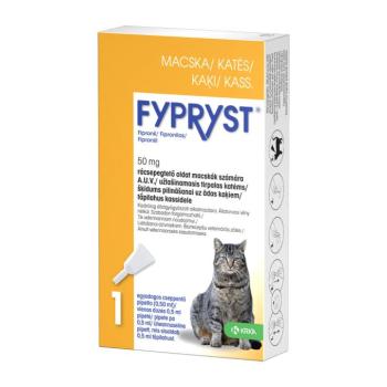 Fypryst rácsepegtető oldat macskáknak 5 x (1 x 0,50 ml)