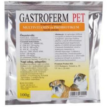 Gastroferm Pet probiotikum és vitamin por 100 g kép