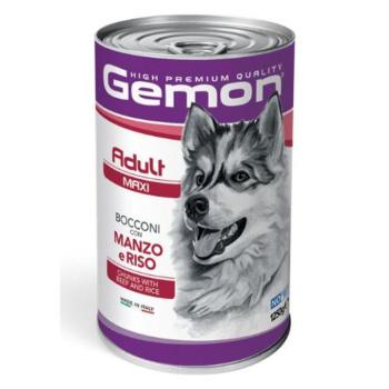 Gemon Dog Adult Maxi konzerv Marha 12 x 1250g kép