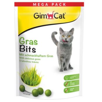 GimCat Gras Bits jutalomfalat tabletta - szárított fű 425 g