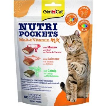 GimCat Nutri Pockets Maláta & Vitamin Mix 150 g kép