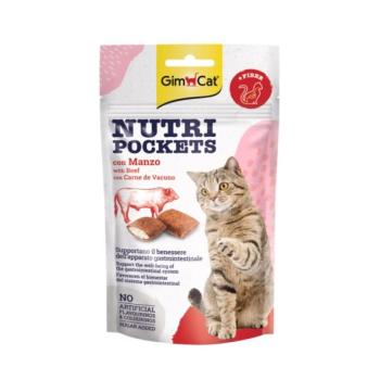 GimCat Nutri Pockets Marha 60 g kép