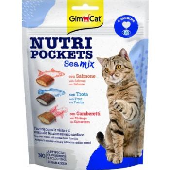 GimCat Nutri Pockets Tengeri Mix 150 g kép