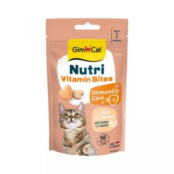 Gimcat Nutri Vitamin Bites jutalomfalat macskáknak - csirkével és vitaminokkal 40 g kép