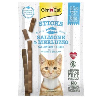 GimCat Sticks lazac és tőkehal 4 db kép