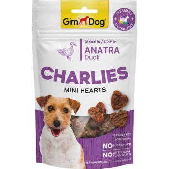 GimDog Charlies Mini Hearts jutalomfalat - kacsa, szívecske formájú 70 g kép