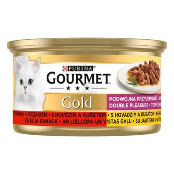 Gourmet Gold Duó élmény 12 x 85 g marha és csirke kép