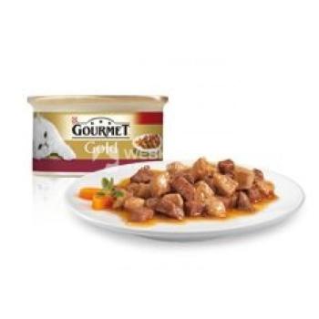 Gourmet Gold Falatok szószban 85 g lazac és csirke kép