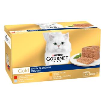 Gourmet Gold Pástétom nedves eledel 12 x (4 x 85 g) kép