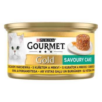 Gourmet Gold Savoury Cake csirkével és sárgarépával 12 x 85 g kép