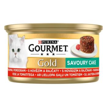Gourmet Gold Savoury Cake marhával és paradicsommal 12 x 85 g kép