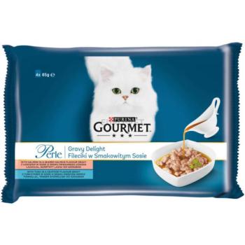 Gourmet Perle Gravy Delight salmon & tuna 4x85 g kép