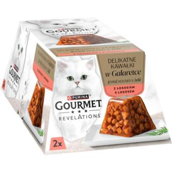 Gourmet Revelations Pieces salmon in jelly 2x57 g