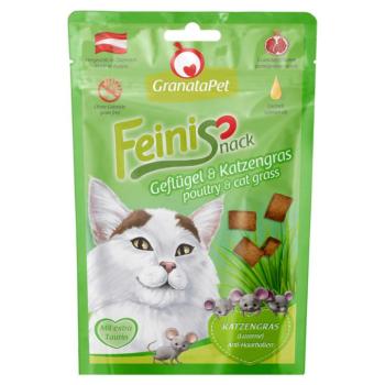 Granatapet Feinis snack macskáknak - Baromfihús és lucerna (3 x 50 g) kép