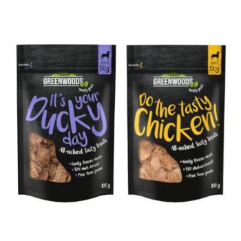Greenwoods Nuggets kacsa & csirke vegyes próbacsomagban 2 x 100 g kép