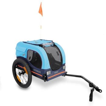 HAFENBANDE Cabby S kutyaszállító kerékpár utánfutó két kuplunggal - H 116 x Sz 52 x M 61 cm / max. 20 kg kép