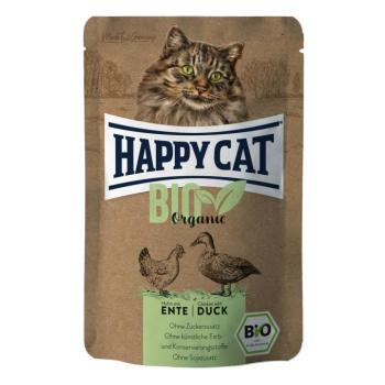 Happy Cat Bio Organic alutasakos eledel - Baromfi és kacsa 12 x 85 g kép