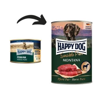 Happy Dog Montana Pur Lóhúsos konzerv 6 x 400g kép