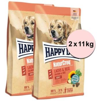 Happy Dog NaturCroq salmon & rice 2x11 kg kép