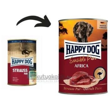 Happy Dog Sensible Africa Pure ostrich 6x400 g kép