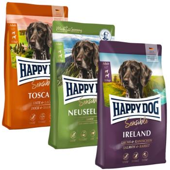 Happy Dog Supreme kulináris világkörüli út, 3 x 4 kg - Toscana, Neuseeland, Irland kép