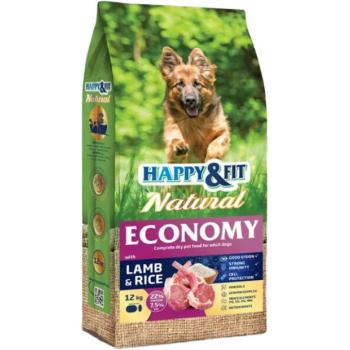 Happy&Fit Natural Economy Adult lamb & rice 12 kg kép