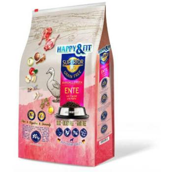 Happy&Fit Superior Grain Free Hypoallergenic Duck & Fish oil & Apple 2,5 kg