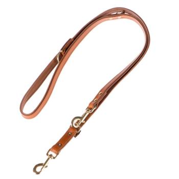 Heim Buffalo kutyapóráz, konyakszínű, 200cm hosszú, 18mm széles kép