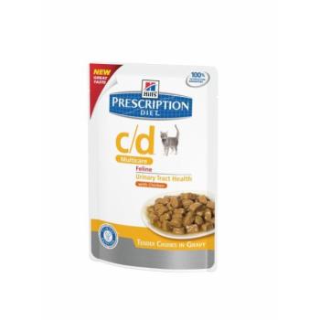 Hill's Prescription Diet c/d Multicare salmon 12x85 g kép