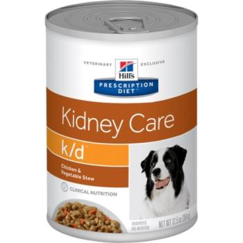 Hill's Prescription Diet k/d Kidney Care Chicken & Vegetable Stew kutyatáp - konzerv 354 g kép