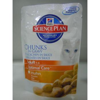 Hill's Science Plan Adult chicken pouch 12x85 g kép