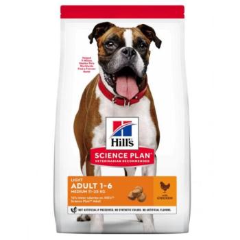 Hill's Science Plan Adult Light Medium Chicken 14 kg