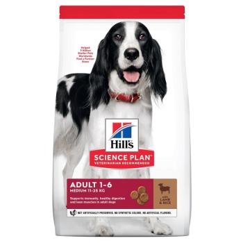 Hill's Science Plan Adult Medium száraz kutyatáp, bárány és rizs 18 kg kép