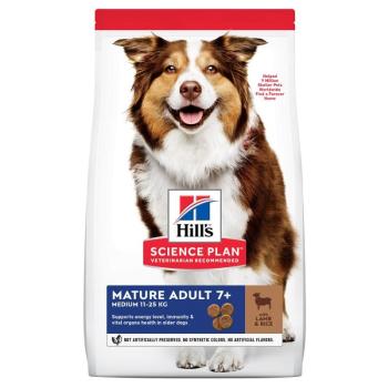 Hill's Science Plan Mature Adult 7+ Medium száraz kutyatáp, bárány és rizs 14 kg kép
