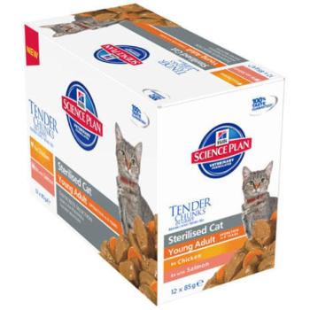 Hill's Science Plan Young Adult Sterilised chicken 12x85 g kép