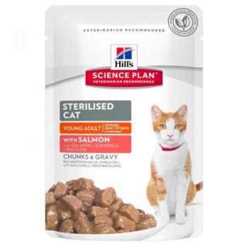 Hill's Science Plan Young Adult Sterilised salmon 12x85 g kép