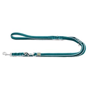 HUNTER Hilo állítható vezetőpóráz kutyáknak, türkizkék, H 200cm, Sz 20mm kép