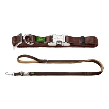 HUNTER neoprén vezetőpóráz kutyáknak+Vario Basic Alu-Strong nyakörv, M méret kép